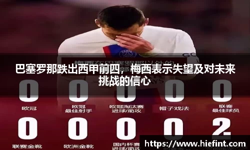 巴塞罗那跌出西甲前四，梅西表示失望及对未来挑战的信心